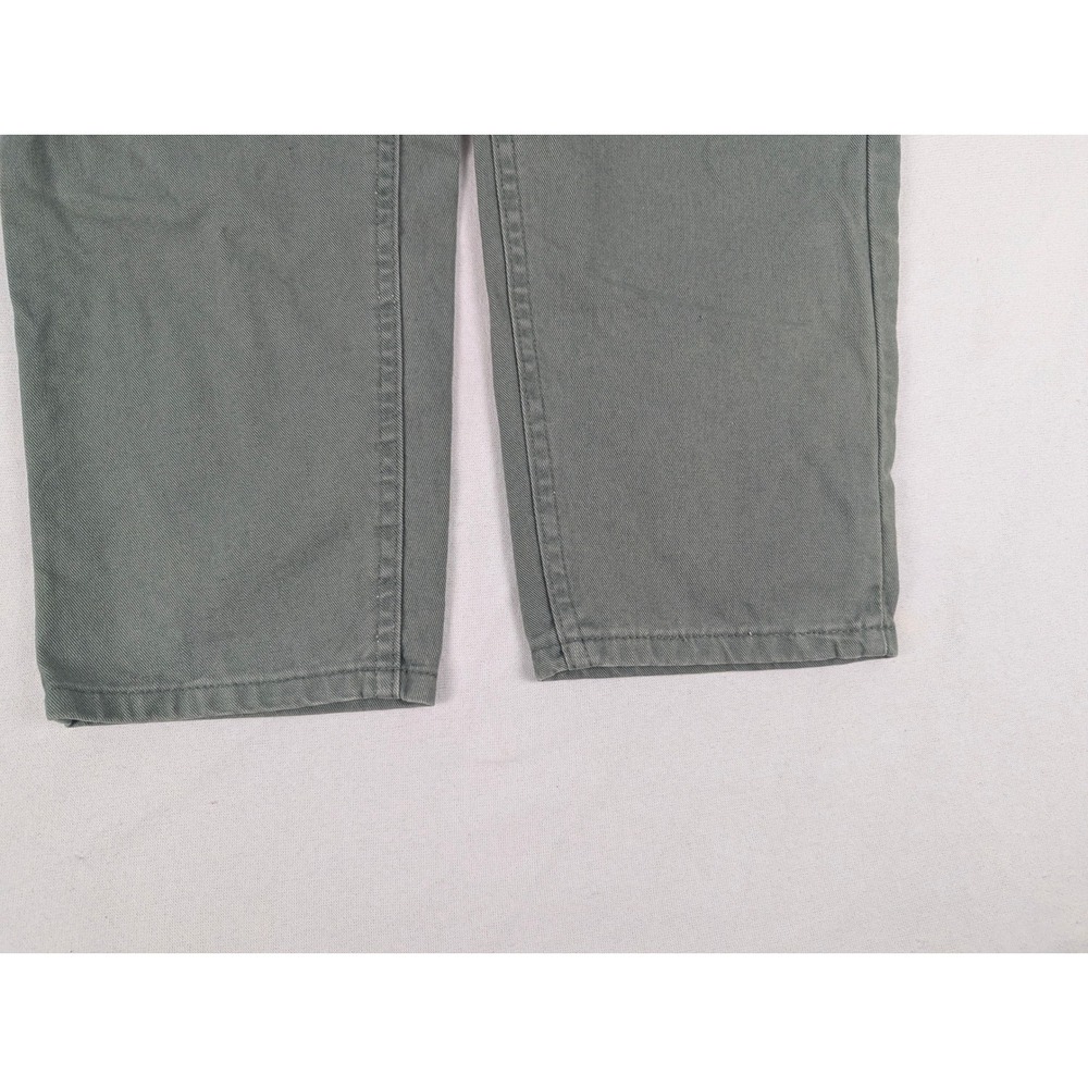 Denim Riders by Lee Womens Sage Green High Rise Straight Leg Pants Size 10P - Picture 8 of 16